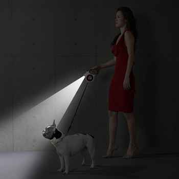 Automatski produžni povodac za kućne ljubimce, ABS materijal, pogodan za mačke i pse, podesiv mehanizam