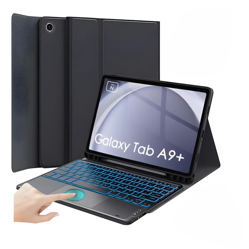 Maska za tablet Samsung Galaxy Tab A9 Plus s touchpadom i podsvijetljenom Bluetooth tipkovnicom (SM-X210/SM-X215)