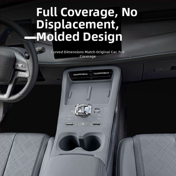 Silicone centru konsoles paklāji, pielāgojami, materiāls: silikons, saderīgi ar BYD Qin Plus