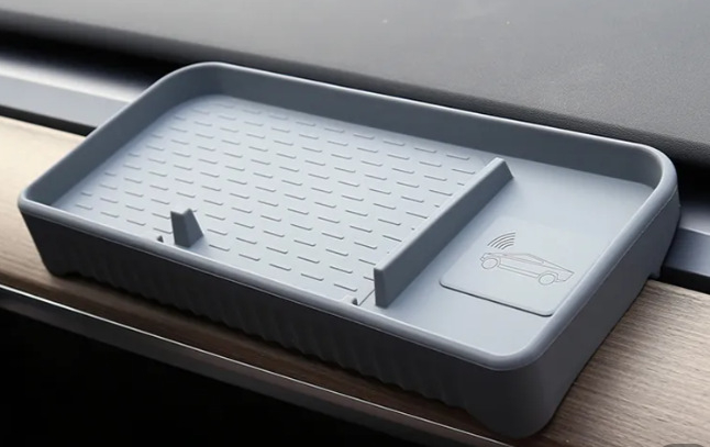 Tesla Model Y3 Stražnja kutija za pohranu u srednjoj konzoli sa držačem za maramice i ETC pladnjem (plastika) – Kompatibilno s Tesla; Podrijetlo: Guangzhou; Šifra proizvoda: 007