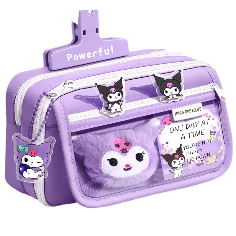 Penar din pânză, capacitate mare, stil coreean, cutie creativă de papetărie pentru elevi din ciclul primar