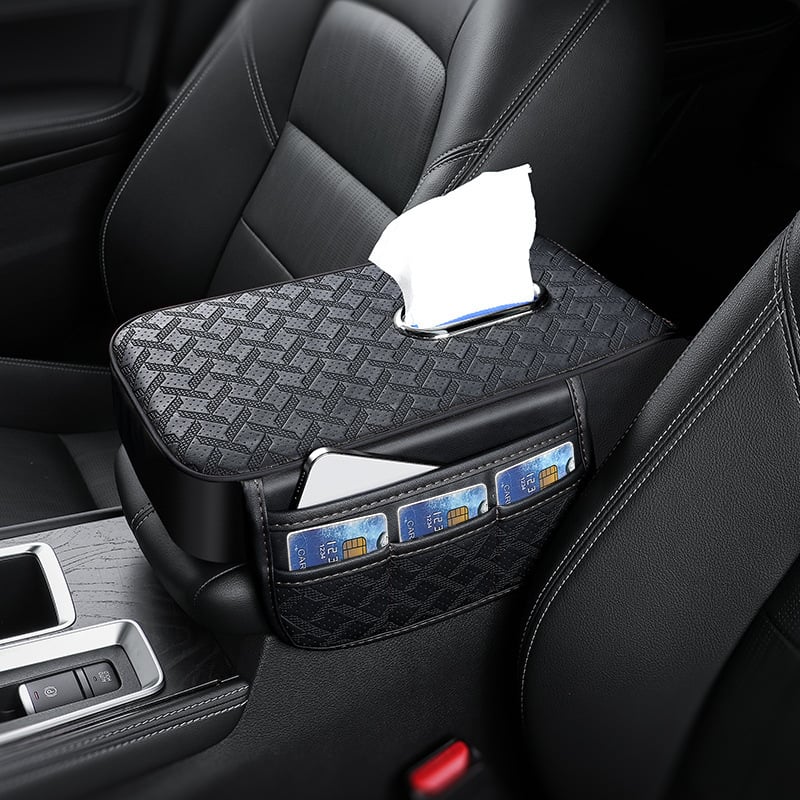 Perne pentru cotiera centrală din piele – universală, personalizabilă, husă de protecție pentru interiorul mașinii