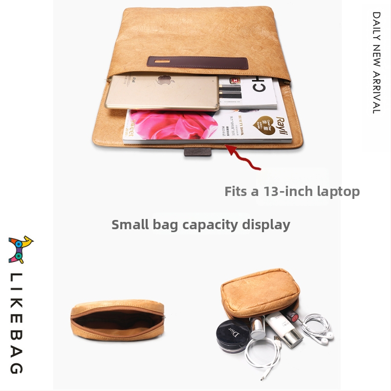 LIKEBAG futrola za tablet od DuPont Paper za iPad – otporno na udarce, vodootporna i otporno na habanje, zaštita podatkovnog kabela