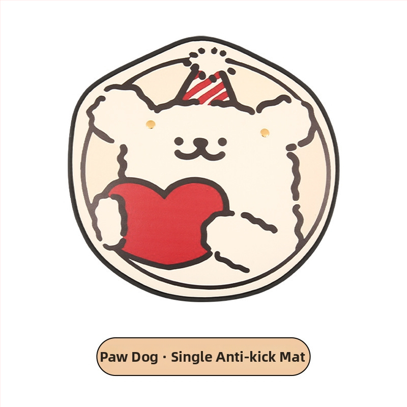 Задна защитна подложка за автомобил с карикатурен дизайн, PU материал, пълнеж от пяна, универсална, марка Xuan ruyi (Подходяща за всички сезони; Карикатурен мотив; PU; Пълнеж от пяна; Xuan ruyi)