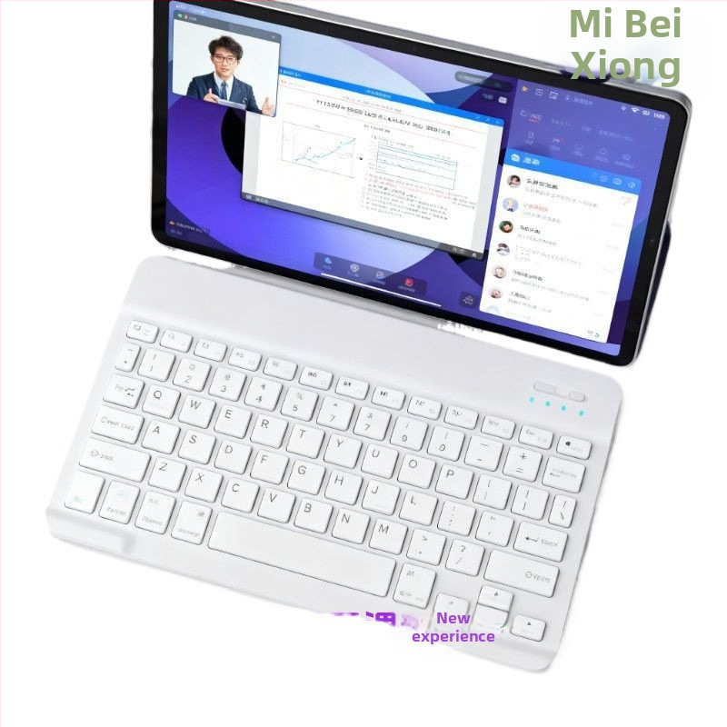 Bluetooth inteligentná klávesnica pre zariadenia Apple — ultra-tenká bezdrôtová klávesnica pre tablety a telefóny; kompatibilná s tabletami Huawei a Xiaomi
