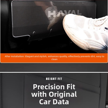 Подложка за седалка от неръждаема стомана против удар за Haval Big Dog / Raptors (задна част) с текстово лого