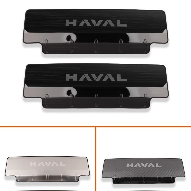 Подложка за седалка от неръждаема стомана против удар за Haval Big Dog / Raptors (задна част) с текстово лого