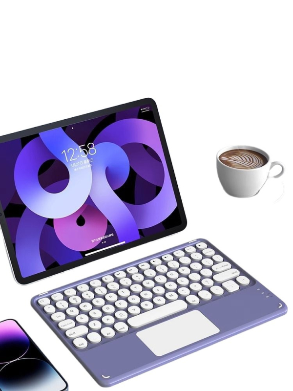 Bežični Bluetooth tipkovnica i miša s numeričkim dijelom; kompatibilan s Apple iPad i Huawei tabletima te Android uređajima; Bluetooth veza; tiho punjenje