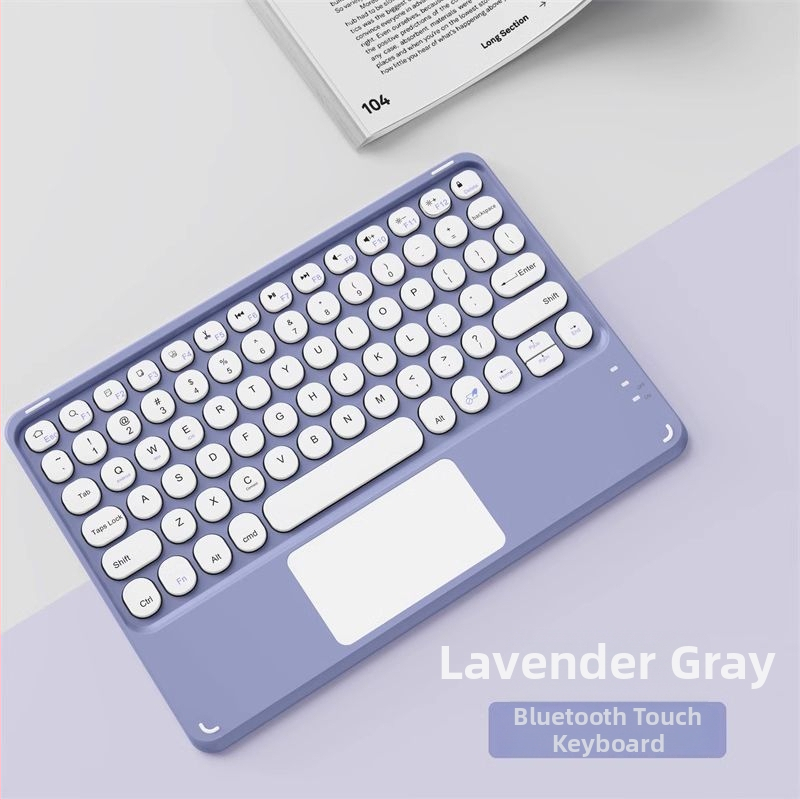 Bezdrôtová Bluetooth klávesnica a myš s numerickou klávesnicou; kompatibilné s Apple iPad, Huawei tablety a Android telefóny; Bluetooth pripojenie; tiché nabíjanie