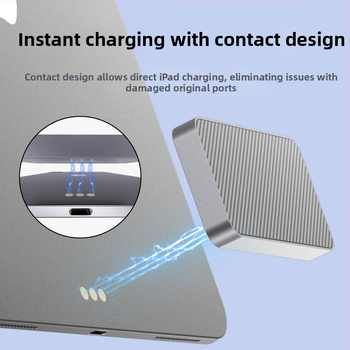 Belaidės įkrovimo stovėklė iPad Pro – Prekės ženklas Nothing, Suderinamas su iPad Pro, OEM apdorojimas, Įkroviklis