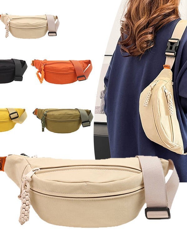 Geantă pentru piept bărbați, stil stradal, nylon, reducerea încărcării, sezon iarna 2024, utilizare zilnică