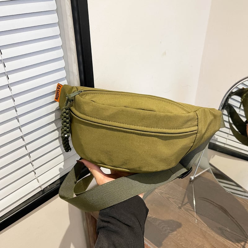 Geantă pentru piept bărbați, stil stradal, nylon, reducerea încărcării, sezon iarna 2024, utilizare zilnică