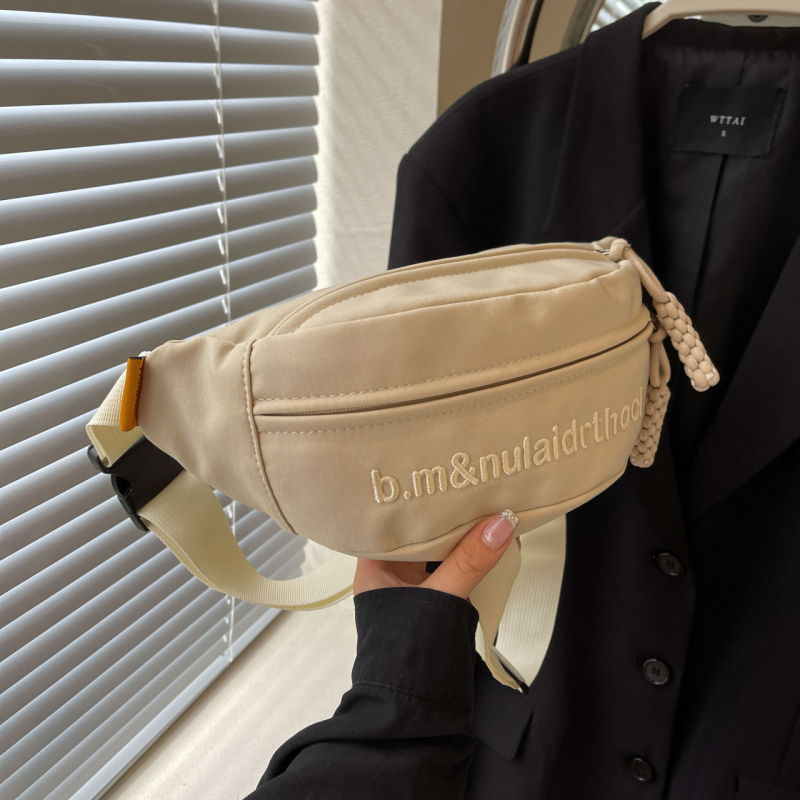 Geantă pentru piept bărbați, stil stradal, nylon, reducerea încărcării, sezon iarna 2024, utilizare zilnică