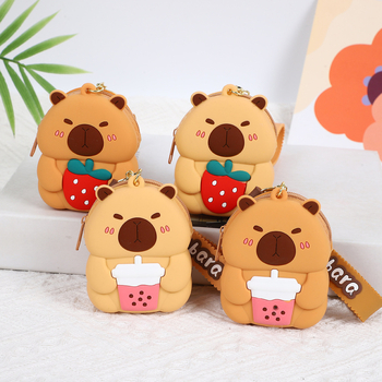 Portofel din silicon cu model animal, stil copil, impermeabil, pentru utilizare zilnică