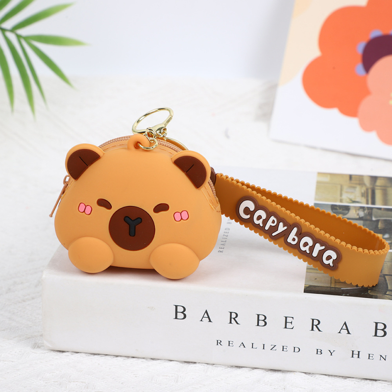 Portofel din silicon cu model animal, stil copil, impermeabil, pentru utilizare zilnică