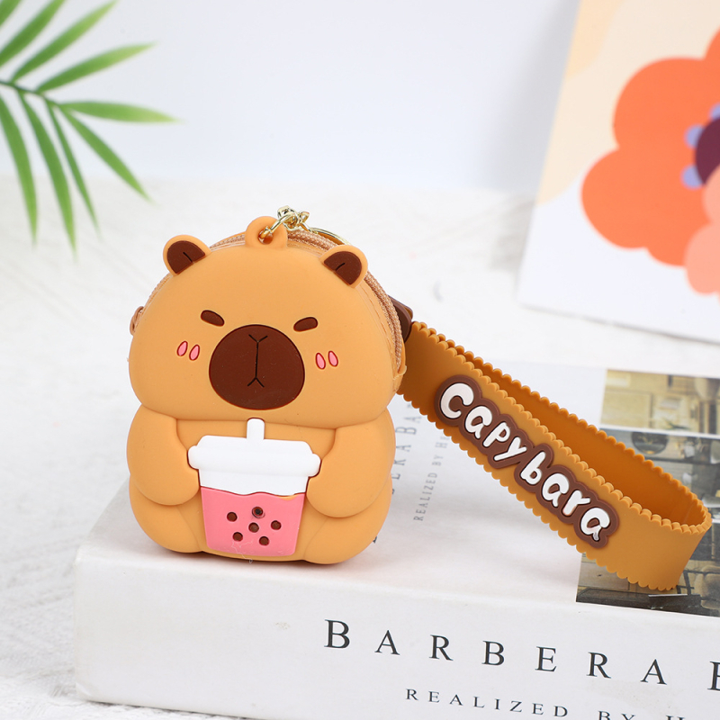 Portofel din silicon cu model animal, stil copil, impermeabil, pentru utilizare zilnică