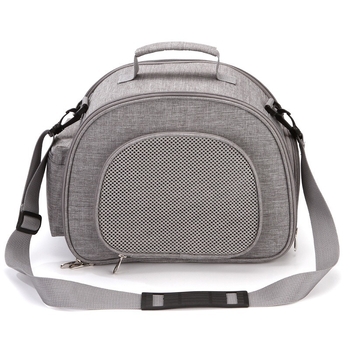 Geantă de umăr pentru animale de companie, material anion, pentru ieșiri, capacitate 0.5, model cu potrivire cromatică