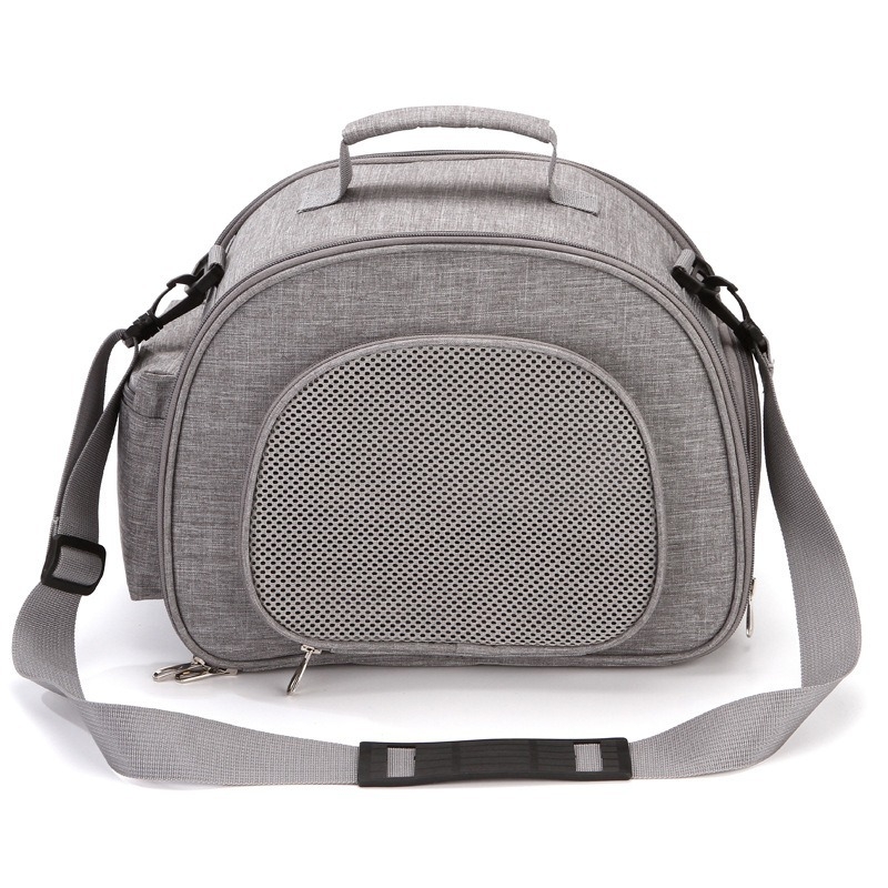 Geantă de umăr pentru animale de companie, material anion, pentru ieșiri, capacitate 0.5, model cu potrivire cromatică