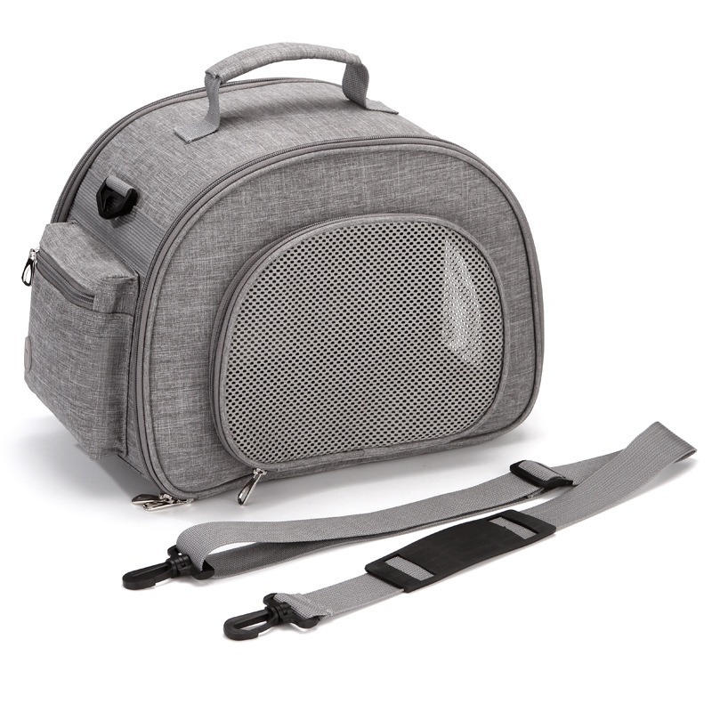 Geantă de umăr pentru animale de companie, material anion, pentru ieșiri, capacitate 0.5, model cu potrivire cromatică