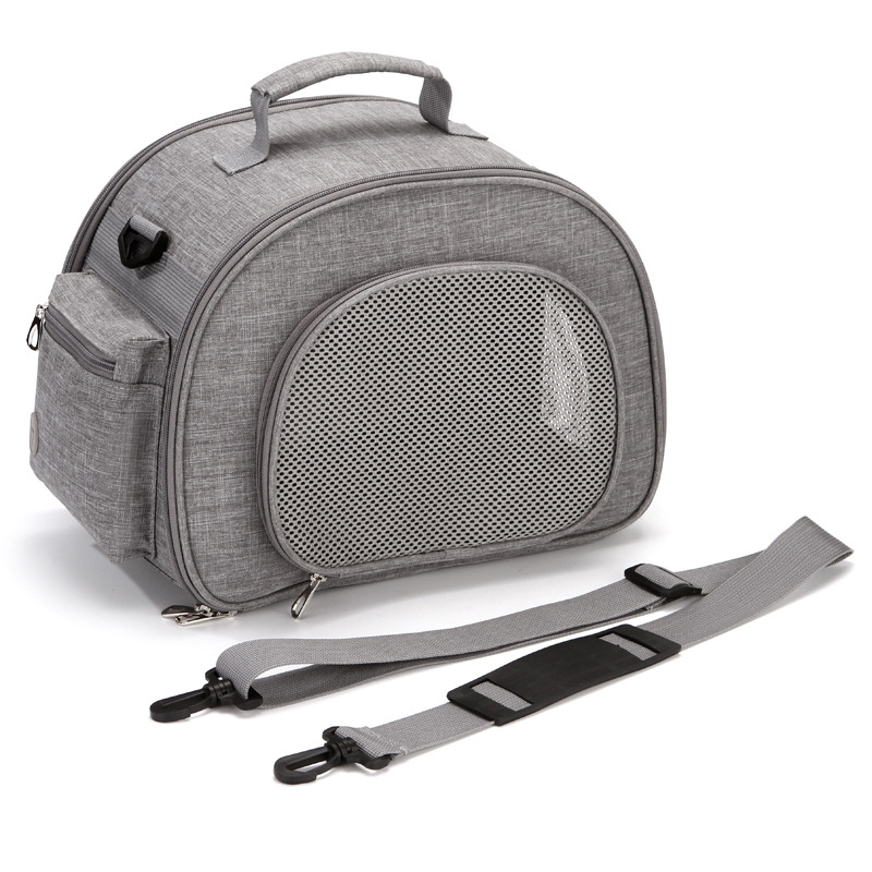 Geantă de umăr pentru animale de companie, material anion, pentru ieșiri, capacitate 0.5, model cu potrivire cromatică