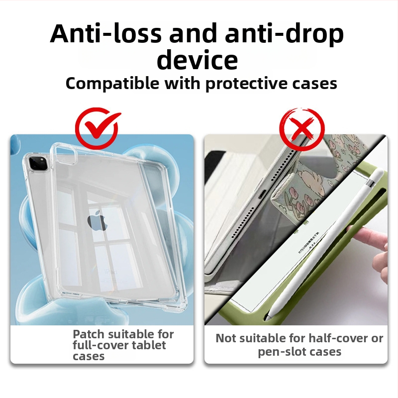 Patch proti strate pre iPad – príslušenstvo pre stylus, kompatibilné so všetkými ochrannými obalmi na telefón a tablet, značka Qiongyu dolphin, uvedené na trh 2024.