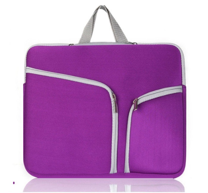 Τσάντα φορητού υπολογιστή από πολυεστέρα με πολλαπλά τσέπες, κλείσιμο με φερμουάρ, επενδεδυμένο εσωτερικό, θήκη για φορητό υπολογιστή, αδιάβροχη και ανθεκτική στη φθορά