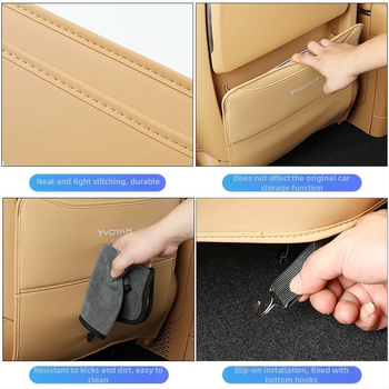 Анти-ударна защитна подложка за седалката на автомобил за Lantu Dreamer, мултифункционална вътрешна част, пълнеж от гъба, прост стил