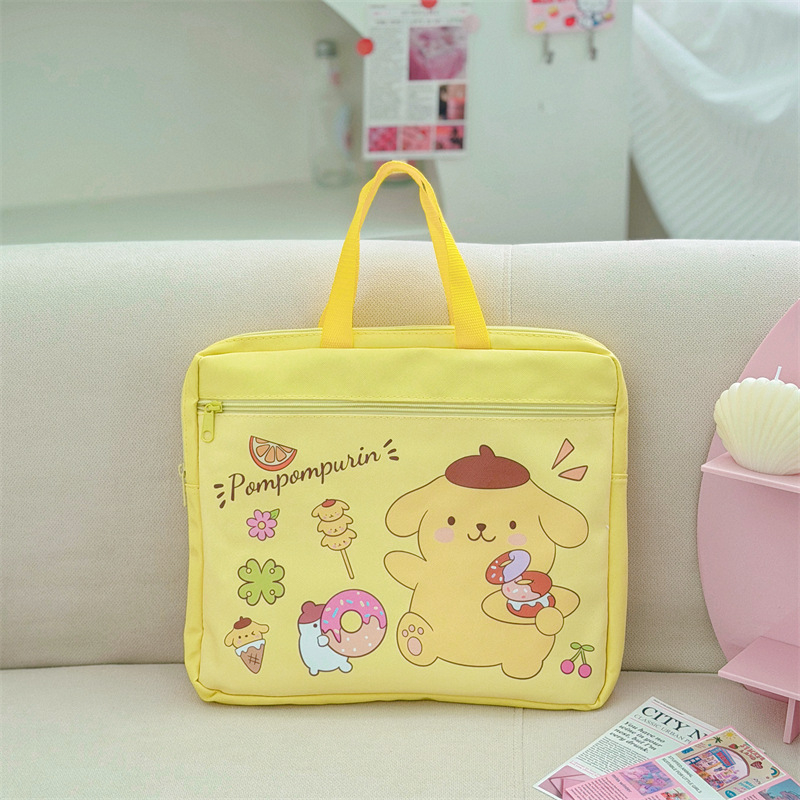 Детска чанта за учебници с цип, карикатурен дизайн, Oxford плат