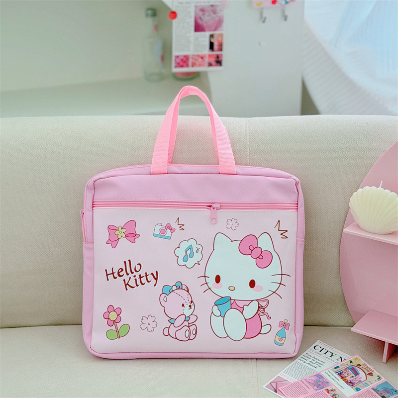 Детска чанта за учебници с цип, карикатурен дизайн, Oxford плат