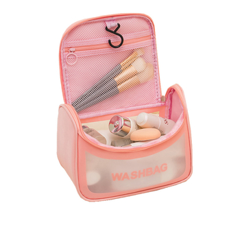 Geantă cosmetică PVC cilindrică Shiguang - organizator de călătorie multifuncțional pentru machiaj