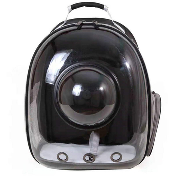 Geantă de transport pentru pisici, design capsulă spațială, respirabilă, carcasă rigidă, material PC + Oxford, capacitate mare