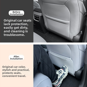 Xpeng Mona M03 Подплатена подложка против удари за седалката – кожена, защита за задния въздушен изход, устойчива на мръсотия, интериорен аксесоар за всички сезони