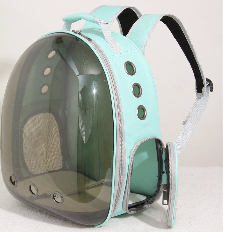 Sac pentru pisică pentru ieșiri — material PC+Oxford, carcasă rigidă, brand Ding pet paradise