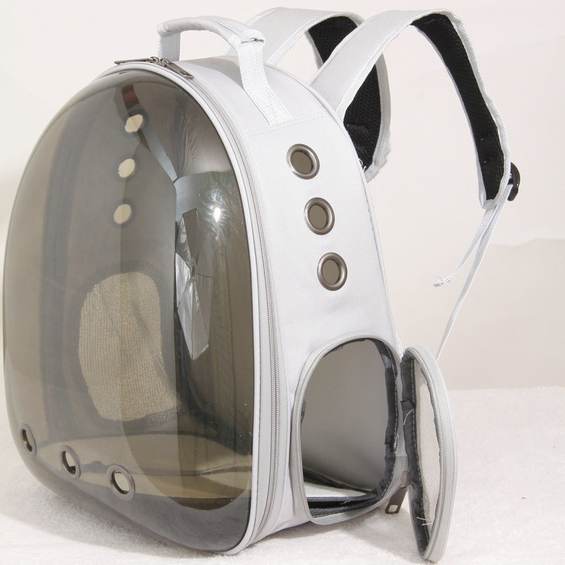 Sac pentru pisică pentru ieșiri — material PC+Oxford, carcasă rigidă, brand Ding pet paradise