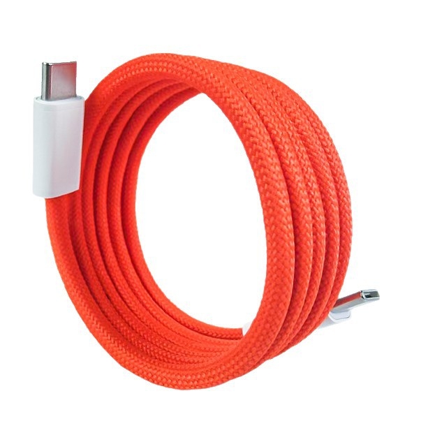 Dvostrani Type-C magnetski kabel za napajanje i prijenos podataka za tablete, 100W, duljina 1–2 m, pleteni