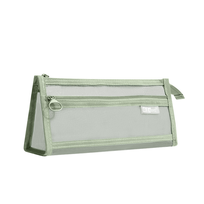 Моливник с двойно мрежесто отделение, голям капацитет, трапецовидна форма, минималистичен стил, преносим, тегло 50 g