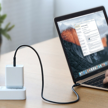 Cablu Type-C USB 3.1 pentru date și încărcare rapidă PD60W, 3A, PVC