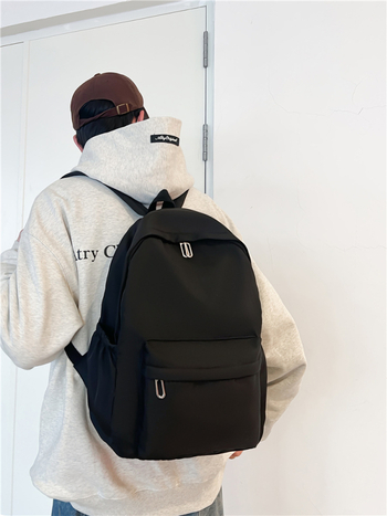 Rucsac din Oxford, design extensibil, unisex, stil urban simplu, căptușeală din poliester