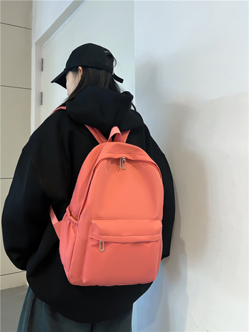 Rucsac din Oxford, design extensibil, unisex, stil urban simplu, căptușeală din poliester
