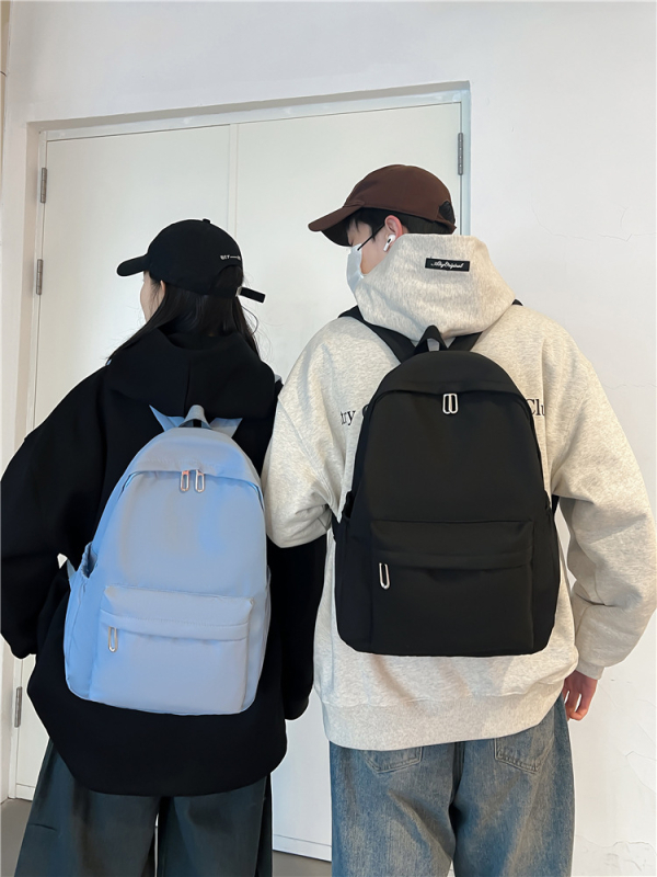 Rucsac din Oxford, design extensibil, unisex, stil urban simplu, căptușeală din poliester