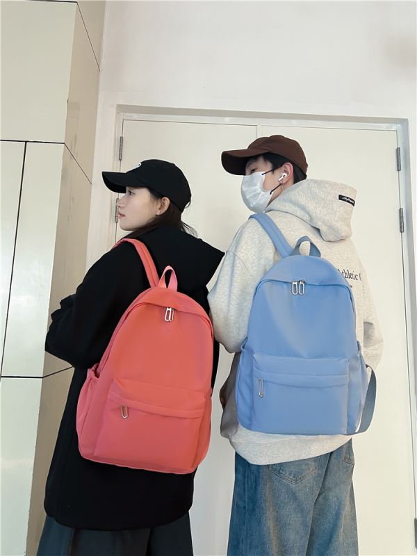 Rucsac din Oxford, design extensibil, unisex, stil urban simplu, căptușeală din poliester