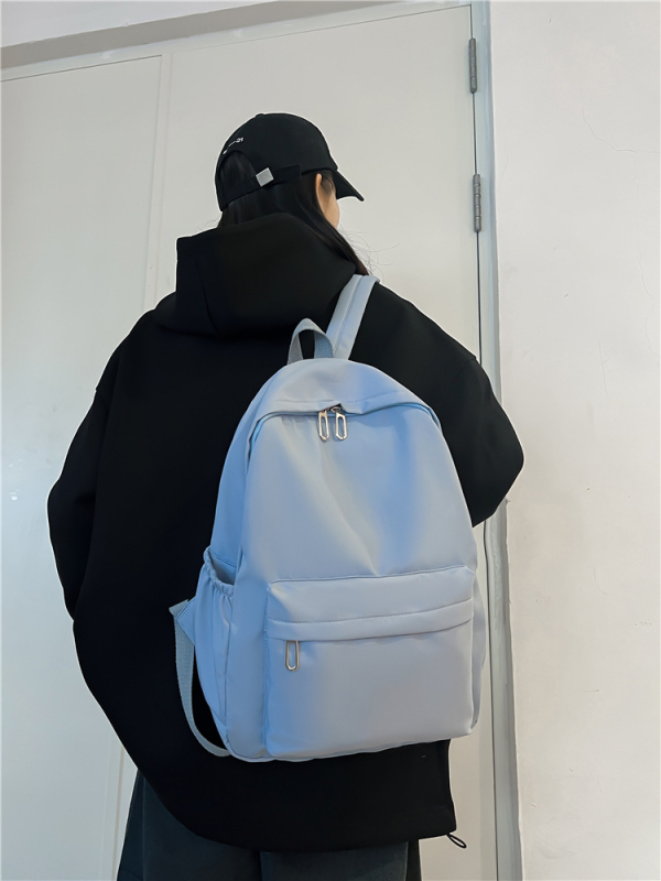Rucsac din Oxford, design extensibil, unisex, stil urban simplu, căptușeală din poliester