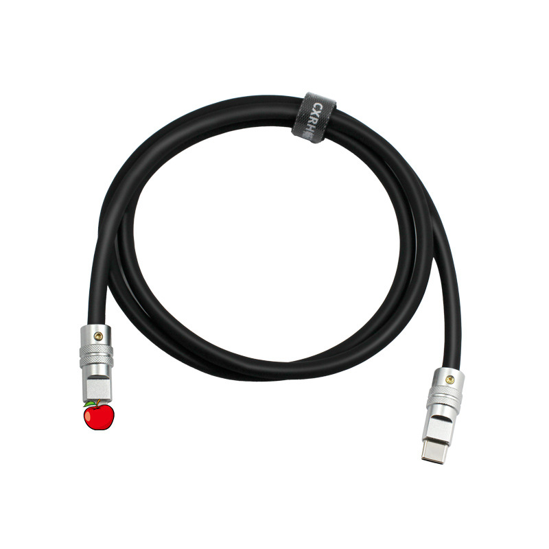 Cablu Apple Lightning pentru încărcare și date din silicon – 1–2 m, încărcare rapidă 27W, structură din silicon