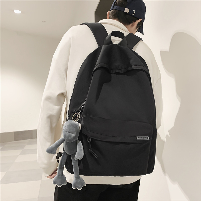 Rucsac unisex din poliester, impermeabil, cu curele cu pernă de aer și căptușeală din pânză