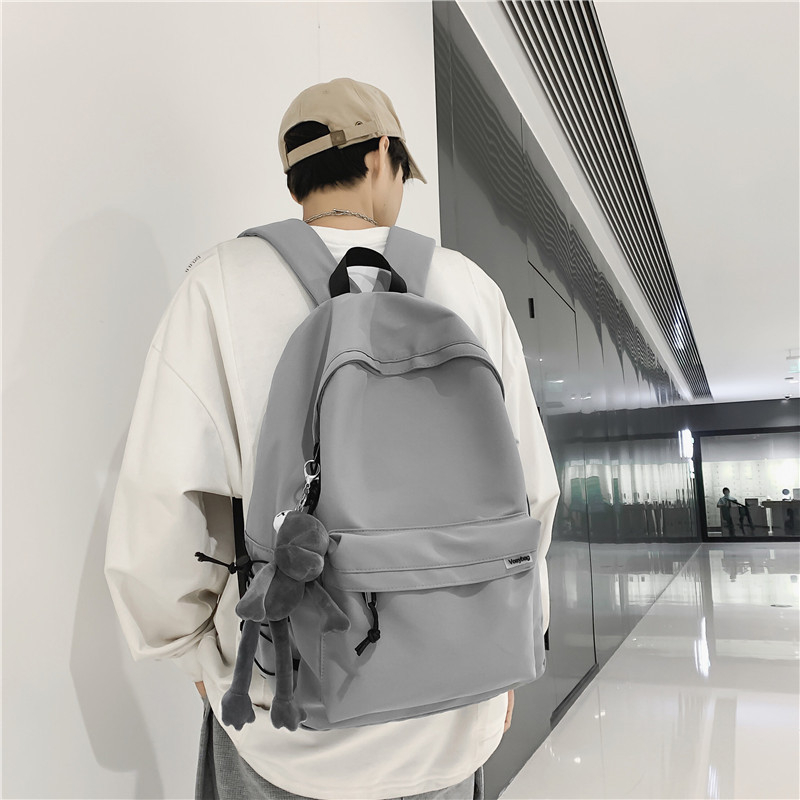 Rucsac unisex din poliester, impermeabil, cu curele cu pernă de aer și căptușeală din pânză