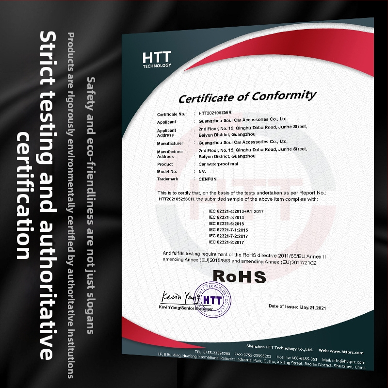 Aizsargapkalpa aizmugurējā sēdekļa atzveltnei – gumija, zīmols CENFUN, paredzēta konkrētam auto, pielāgošana pieejama, licencētas privātās preces