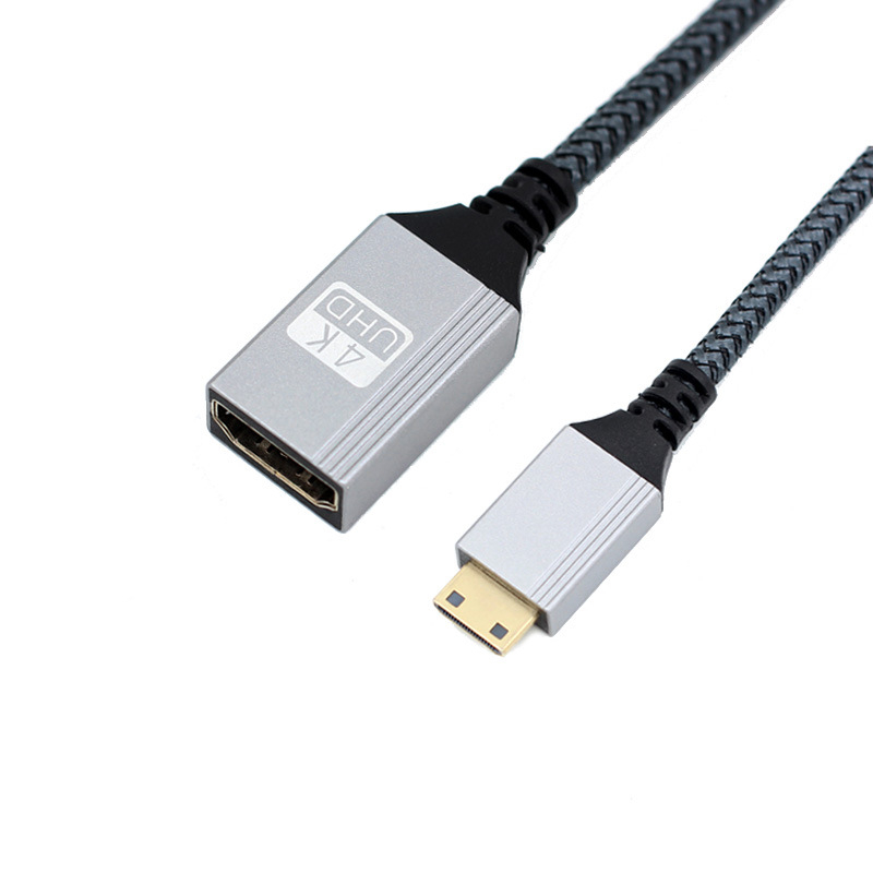 Cablu adaptor USB-C masculin la HDMI Type-A femelă, cupru, placat cu aur, pentru camere DSLR/SLR și computere
