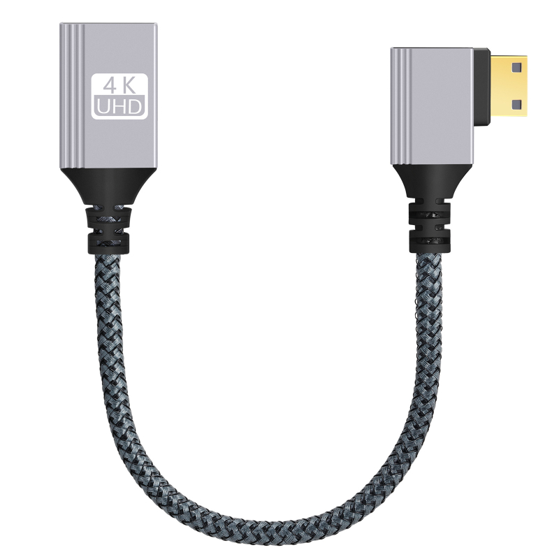 Cablu adaptor USB-C masculin la HDMI Type-A femelă, cupru, placat cu aur, pentru camere DSLR/SLR și computere