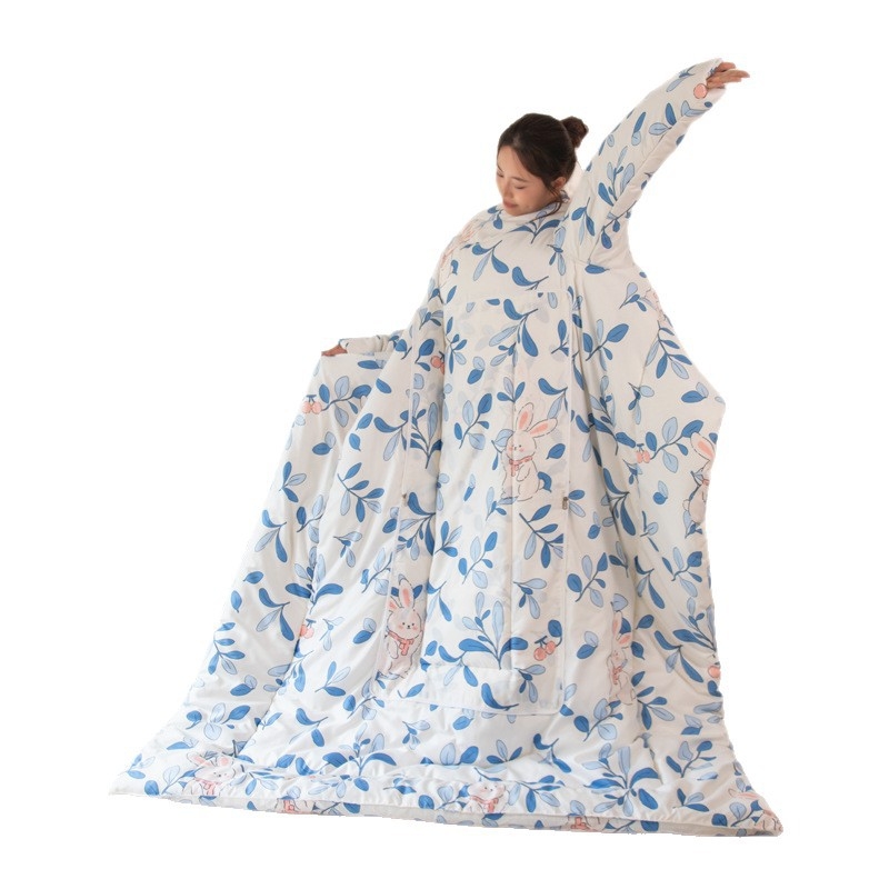 Mulangju одеяло-възглавница - полиестерен калъф, пълнеж от полиестерни влакна, сплайсвана тъкан, модерен минимализъм