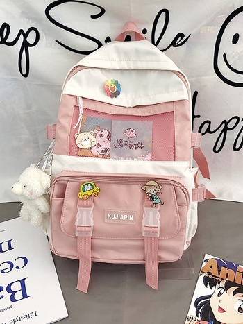 Školský batoh – Veľká kapacita, nylon, priedušný, veľmi ľahký, rozšíriteľný, popruhy s vzduchovou podložkou